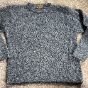 Vintage Woolrich Gray Crewneck Sweater Chunky Knit